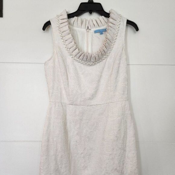 Antonio Melani Brocade Sleveless Midi‎ Dress - Picture 2 of 9